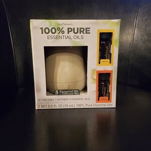 ScentSationals Essential Oils and Diffuser - 3 Pc. Set - Grey